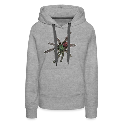 Frauen Hoodie Caribena versicolor - Grau meliert