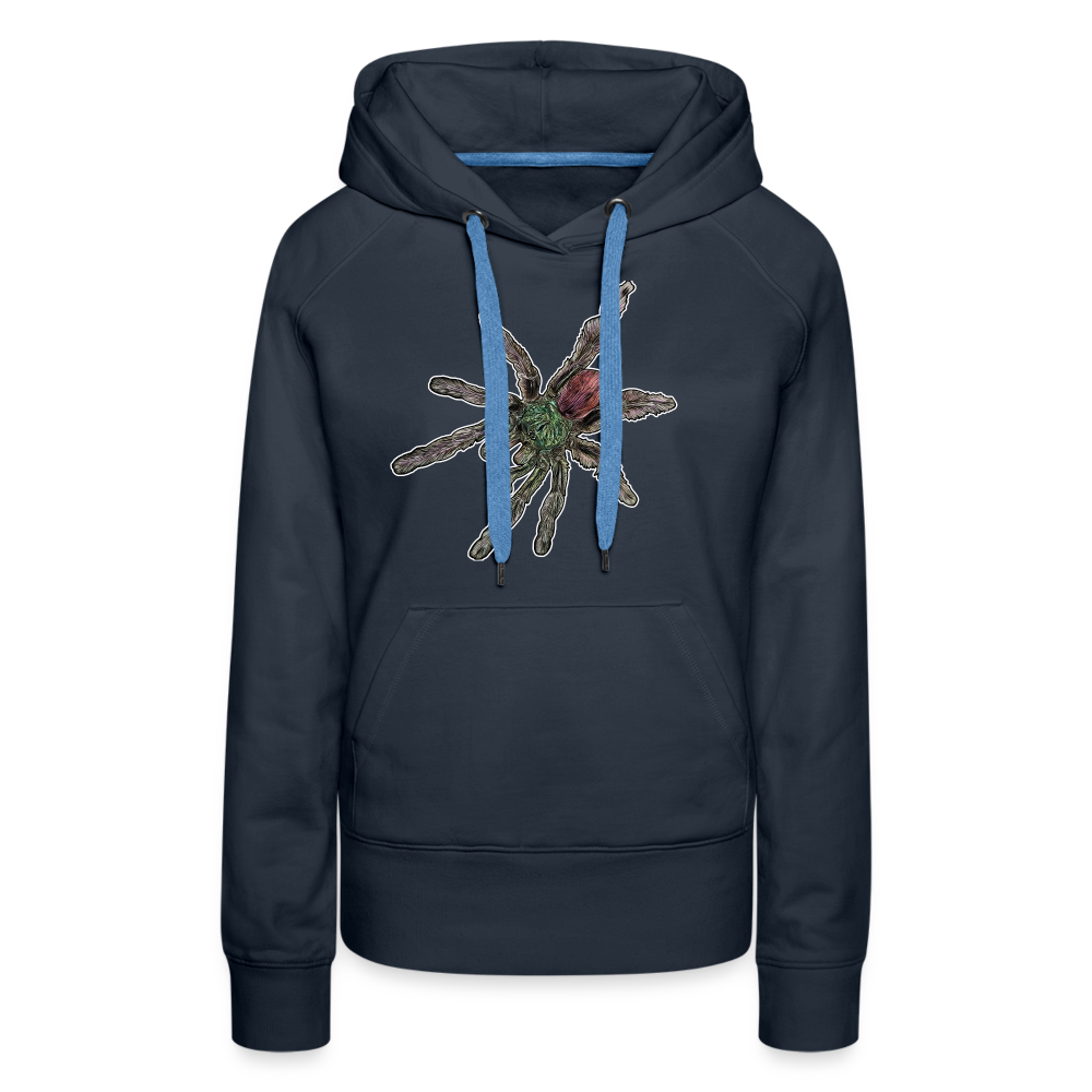 Frauen Hoodie Caribena versicolor - Navy