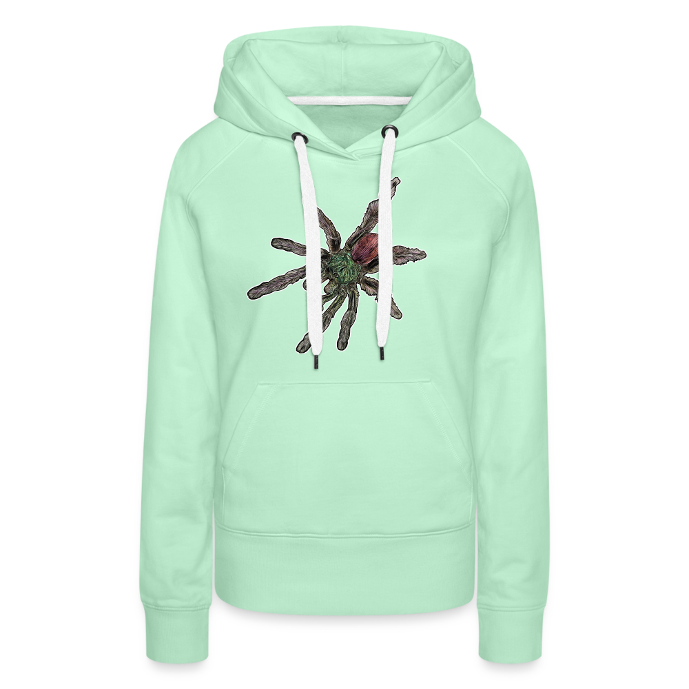 Frauen Hoodie Caribena versicolor - helles Mintgrün