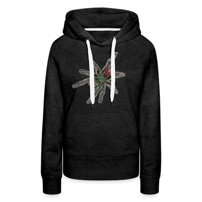 Frauen Hoodie Caribena versicolor - Anthrazit