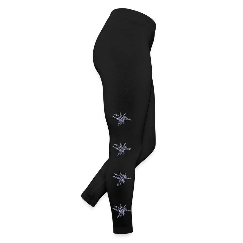 Frauen Jersey Leggings Pterinopelma sazimai - Schwarz