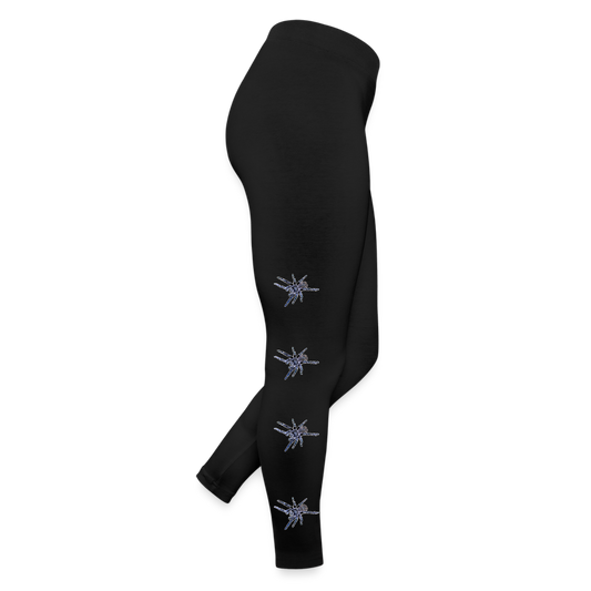 Frauen Jersey Leggings Pterinopelma sazimai - Schwarz