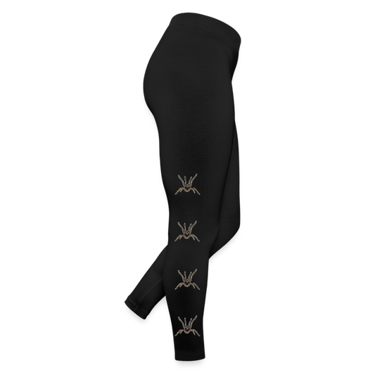 Frauen Jersey Leggings Pterinochilus murinus tcf - Schwarz