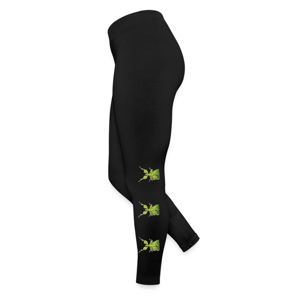 Frauen Jersey Leggings Phyllium philippinicum female - Schwarz