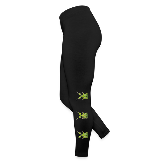 Frauen Jersey Leggings Phyllium philippinicum female - Schwarz
