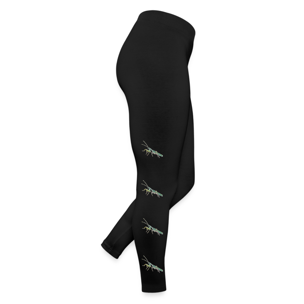 Frauen Jersey Leggings Sphodromantis lineola male - Schwarz