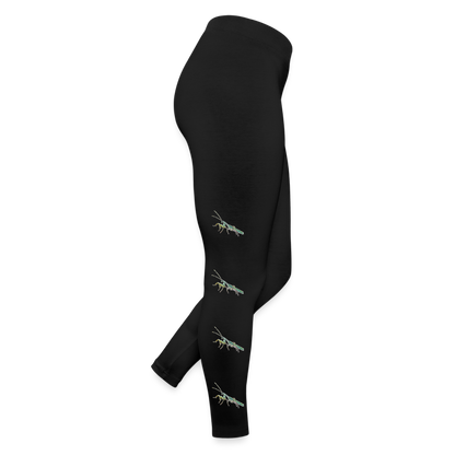 Frauen Jersey Leggings Sphodromantis lineola male - Schwarz