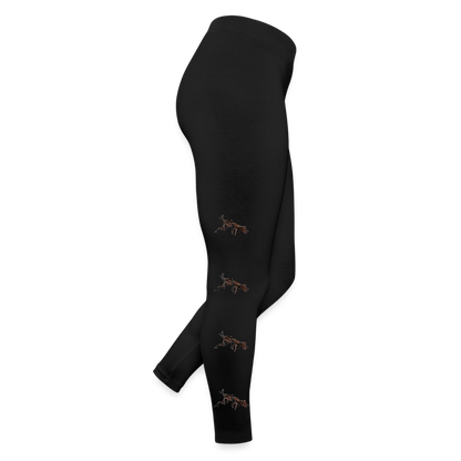 Frauen Jersey Leggings Phyllocrania paradoxa female 2 - Schwarz