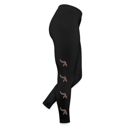 Frauen Jersey Leggings Phyllocrania paradoxa male - Schwarz