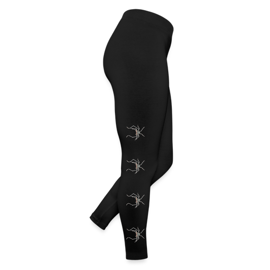 Frauen Jersey Leggings Euphrynichus bacillifer - Schwarz