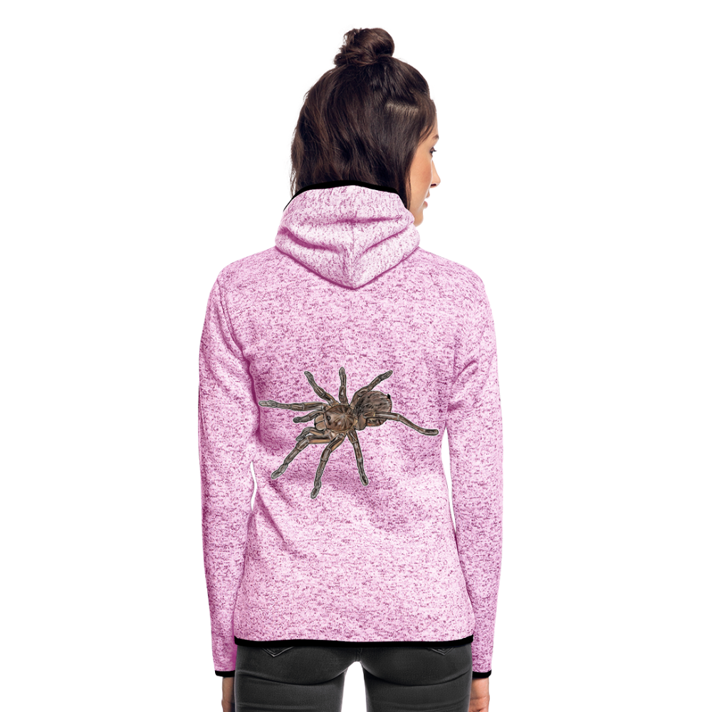 Frauen Kapuzen-Fleecejacke Theraphosa stirmi juvenile - Lila meliert