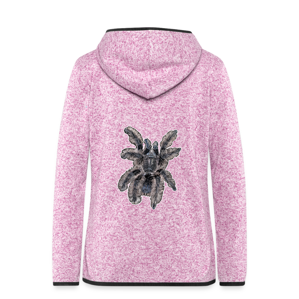 Frauen Kapuzen-Fleecejacke Tliltocatl albopilosus - Lila meliert