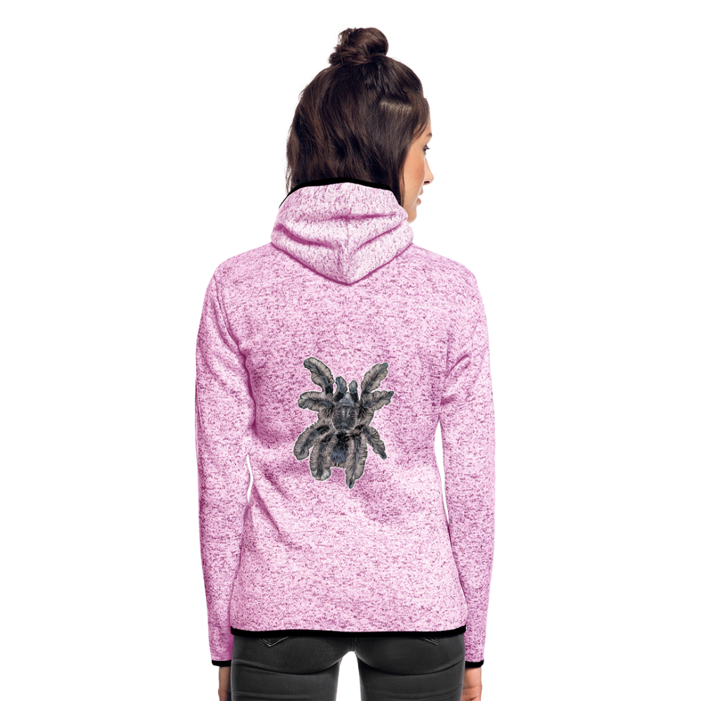 Frauen Kapuzen-Fleecejacke Tliltocatl albopilosus - Lila meliert