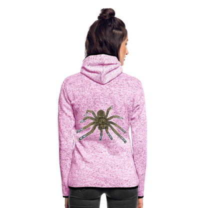 Frauen Kapuzen-Fleecejacke Idiothele mira - Lila meliert