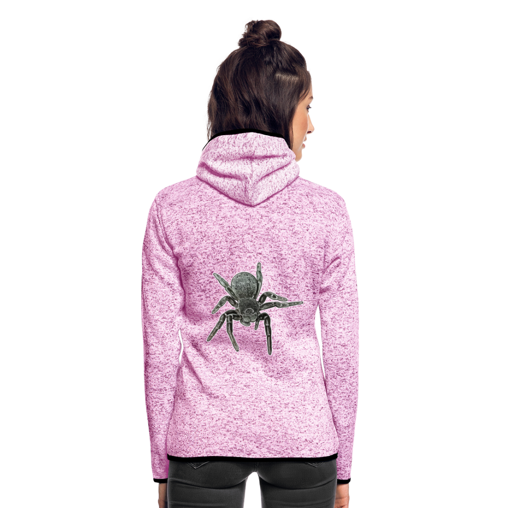 Frauen Kapuzen-Fleecejacke Eresus walckenaeri - Lila meliert