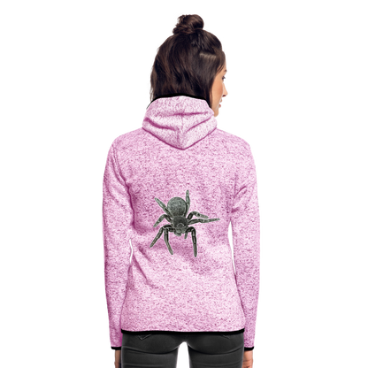 Frauen Kapuzen-Fleecejacke Eresus walckenaeri - Lila meliert
