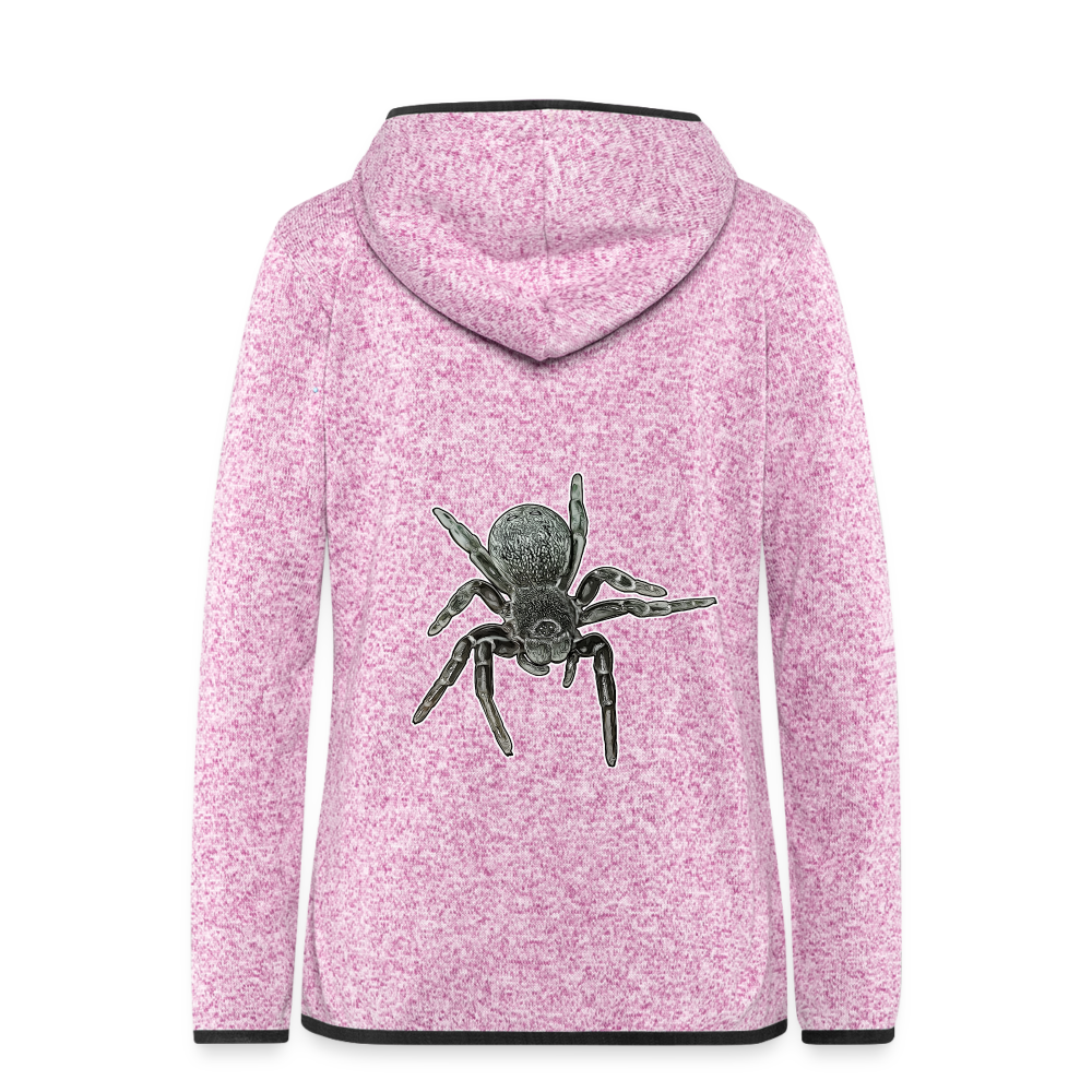 Frauen Kapuzen-Fleecejacke Eresus walckenaeri - Lila meliert