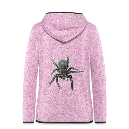 Frauen Kapuzen-Fleecejacke Eresus walckenaeri - Lila meliert