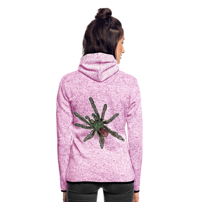 Frauen Kapuzen-Fleecejacke Caribena versicolor - Lila meliert