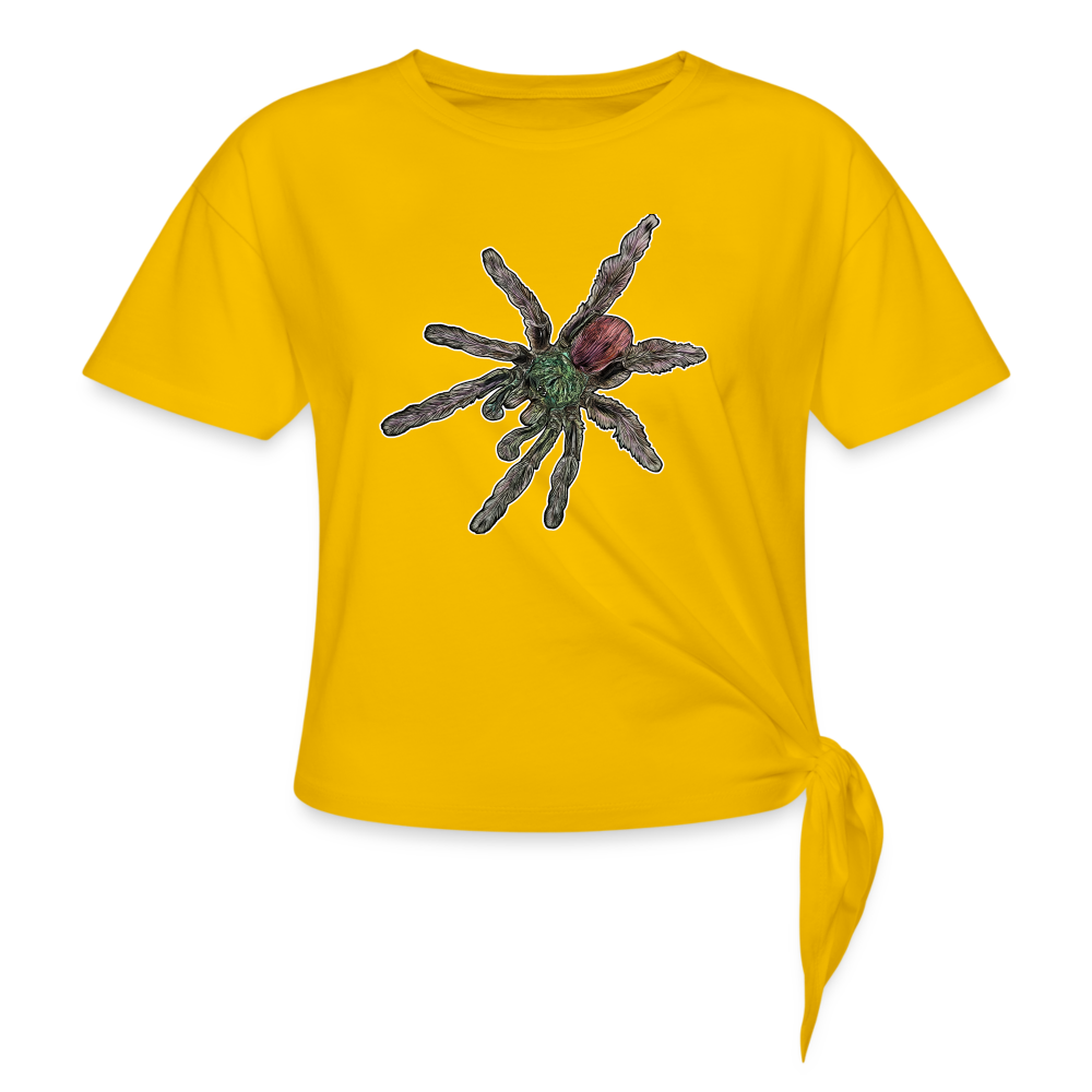 Frauen Knotenshirt Caribena versicolor - Sonnengelb