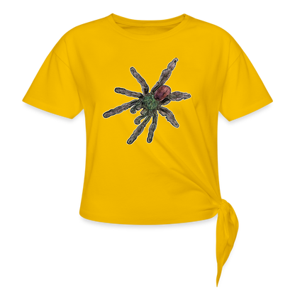 Frauen Knotenshirt Caribena versicolor - Sonnengelb