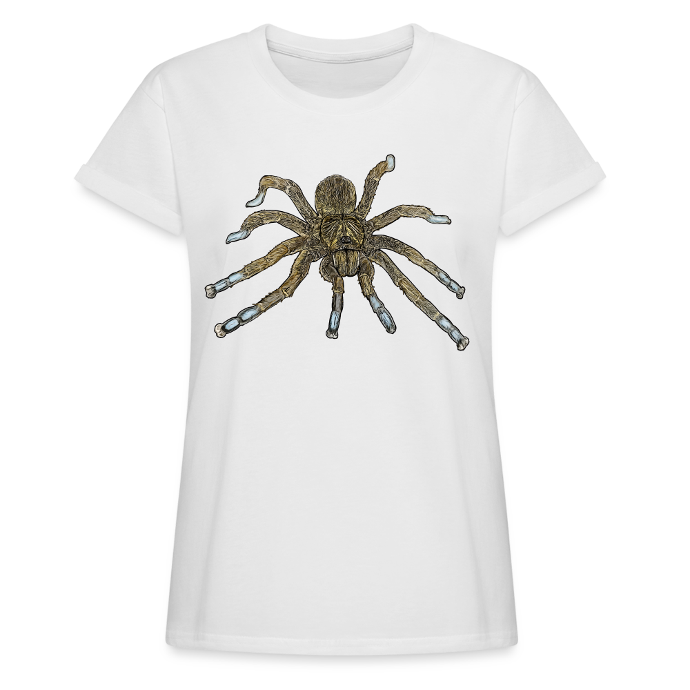 Frauen Oversized T-Shirt Idiothele mira - weiß