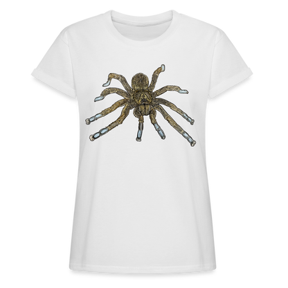 Frauen Oversized T-Shirt Idiothele mira - weiß