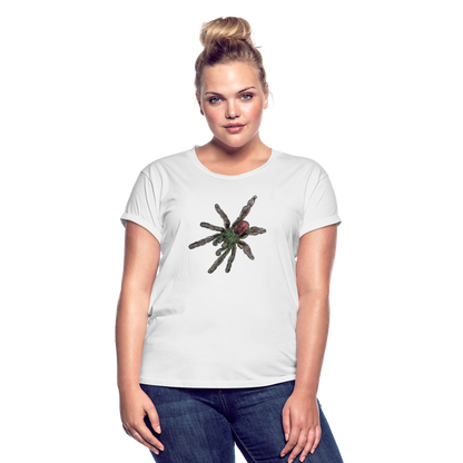 Frauen Oversized T-Shirt Caribena versicolor - weiß