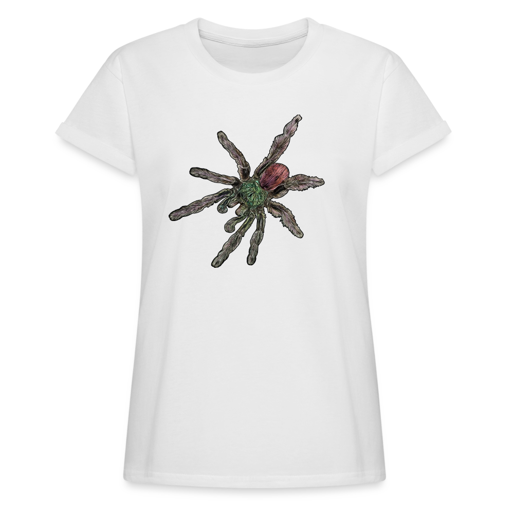 Frauen Oversized T-Shirt Caribena versicolor - weiß