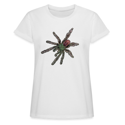 Frauen Oversized T-Shirt Caribena versicolor - weiß