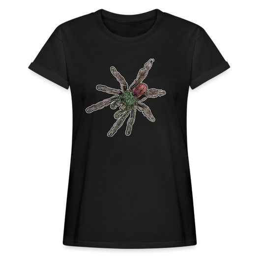 Frauen Oversized T-Shirt Caribena versicolor - Schwarz