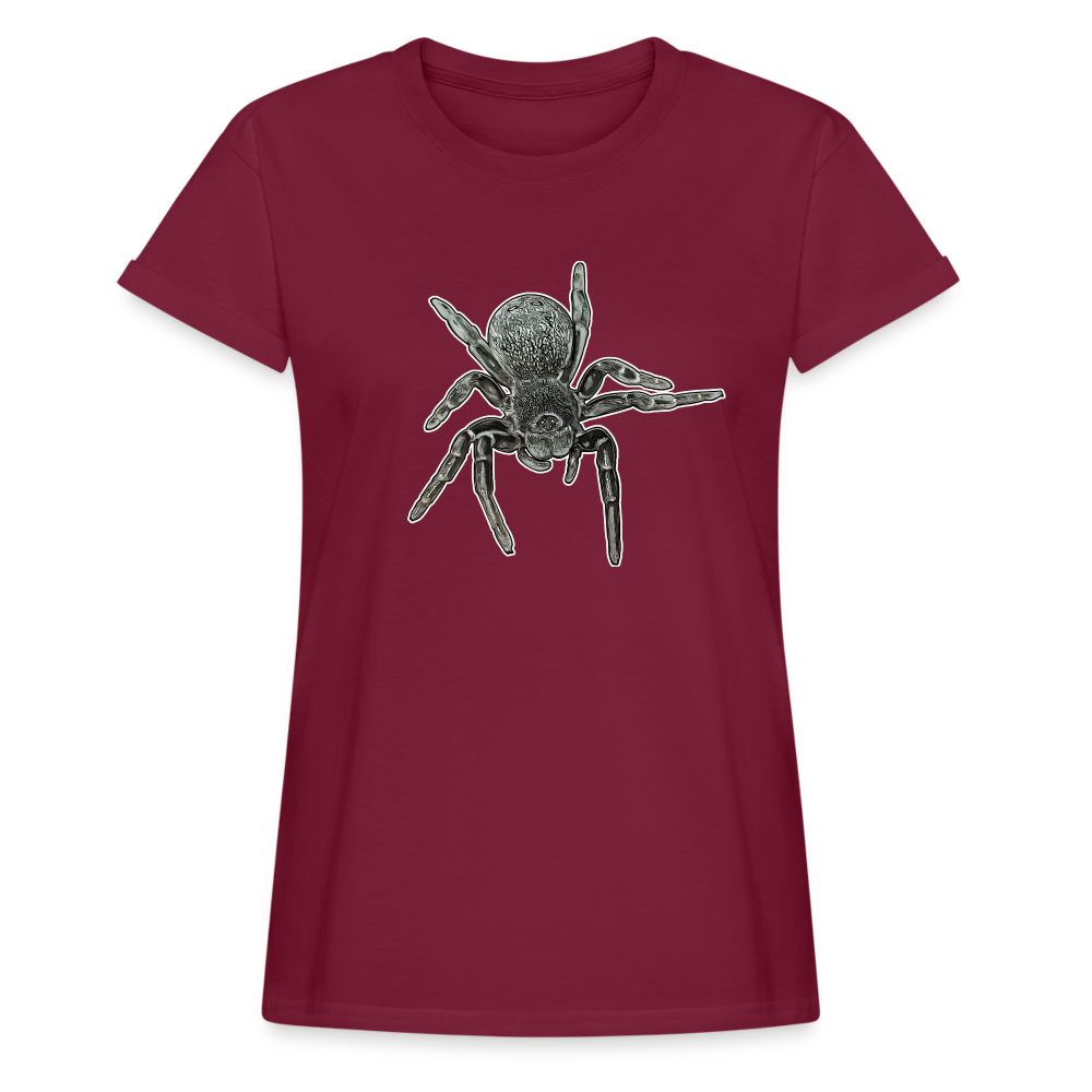 Frauen Oversized T-Shirt Eresus walckenaeri - Bordeaux