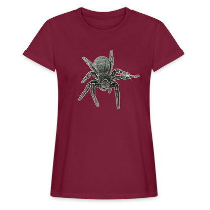 Frauen Oversized T-Shirt Eresus walckenaeri - Bordeaux