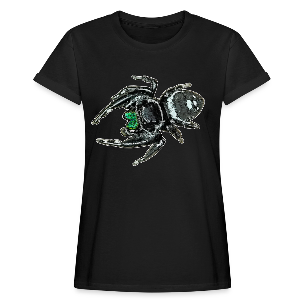 Frauen Oversized T-Shirt Phidippus regius White Bahamas male - Schwarz