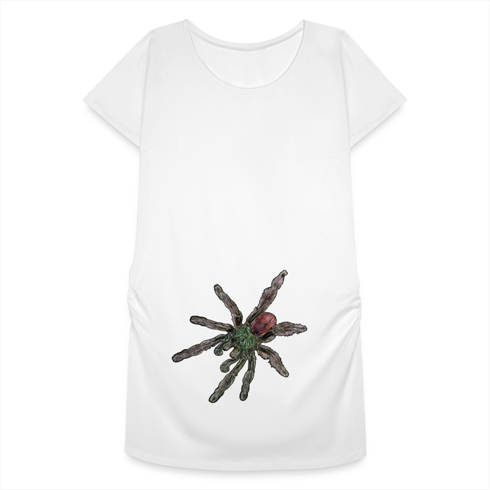 Frauen Schwangerschafts-T-Shirt Caribena versicolor - weiß