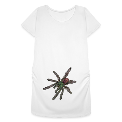 Frauen Schwangerschafts-T-Shirt Caribena versicolor - weiß