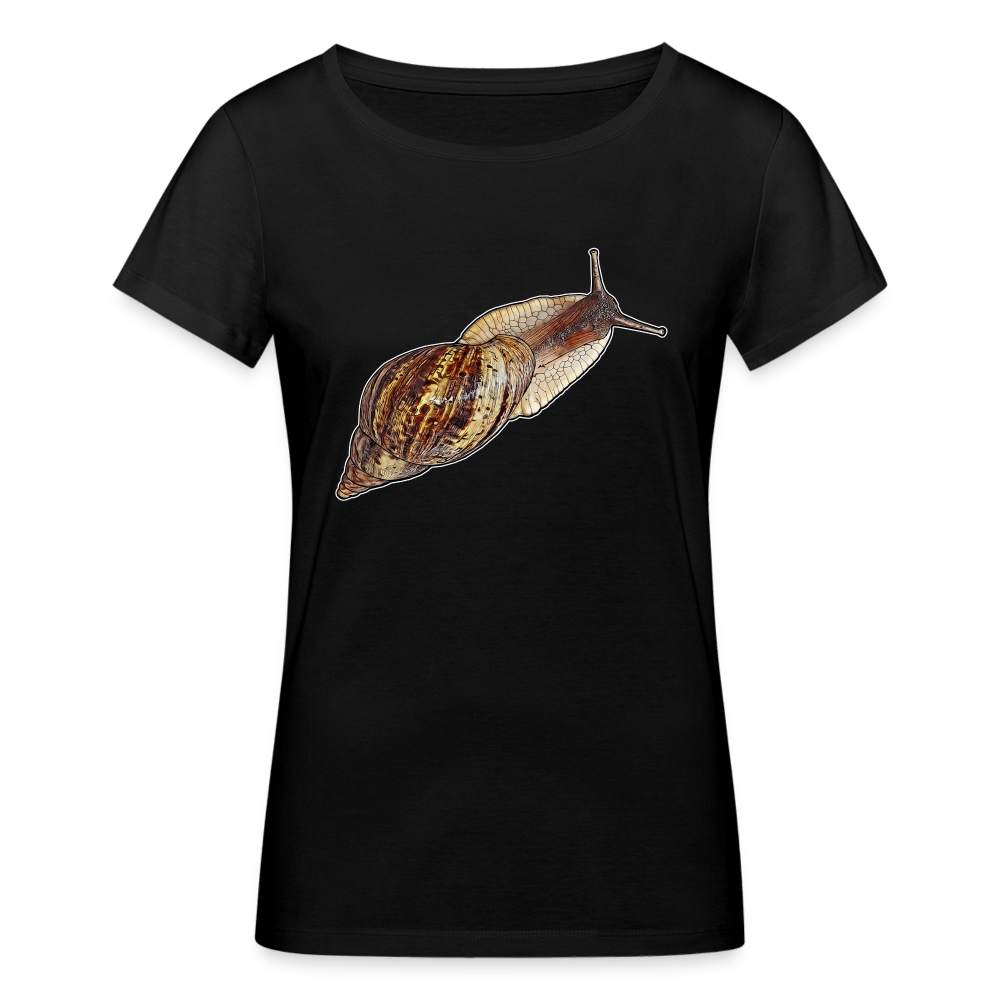 Frauen Stanley & Stella Bio-T-Shirt Achatina reticulata wildfarben - Schwarz