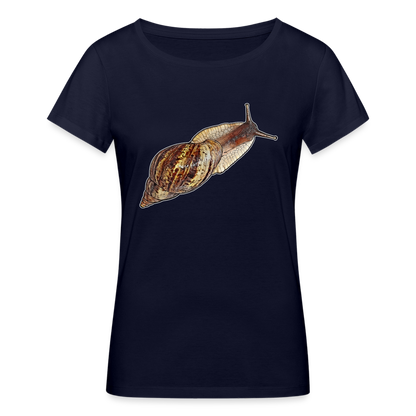 Frauen Stanley & Stella Bio-T-Shirt Achatina reticulata wildfarben - Navy