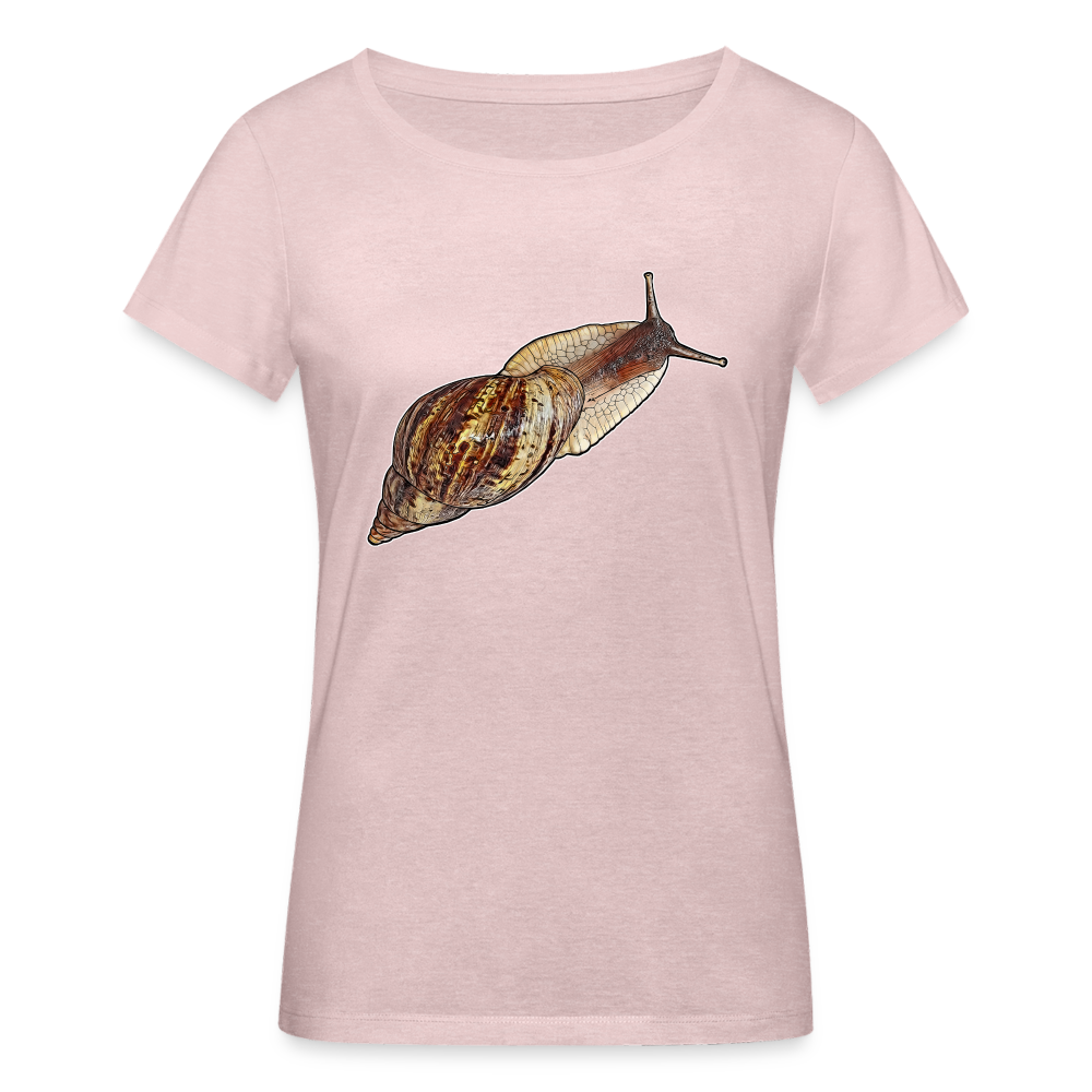 Frauen Stanley & Stella Bio-T-Shirt Achatina reticulata wildfarben - Rosa-Creme meliert