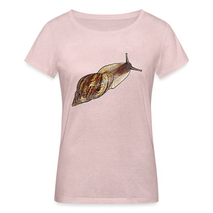 Frauen Stanley & Stella Bio-T-Shirt Achatina reticulata wildfarben - Rosa-Creme meliert