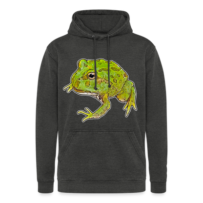 Unisex Vintage Hoodie Ceratophrys cranwelli Peppermint Blue - Vintage Schwarz