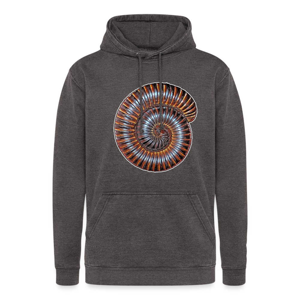 Unisex Vintage Hoodie Archispirostreptus gigas - Vintage Grau