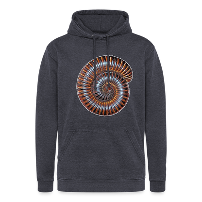 Unisex Vintage Hoodie Archispirostreptus gigas - Vintage Navy