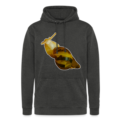 Unisex Vintage Hoodie Achatina reticulata Low Poly - Vintage Schwarz
