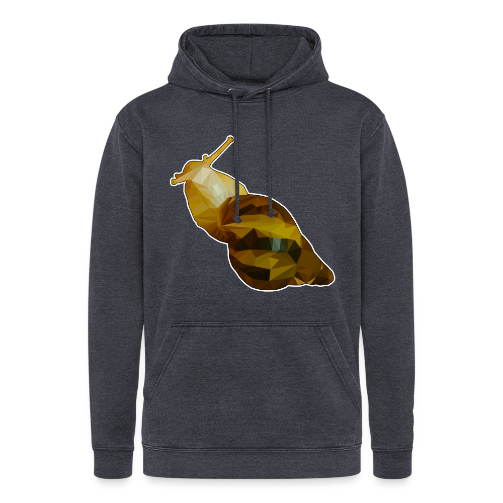 Unisex Vintage Hoodie Achatina reticulata Low Poly - Vintage Navy