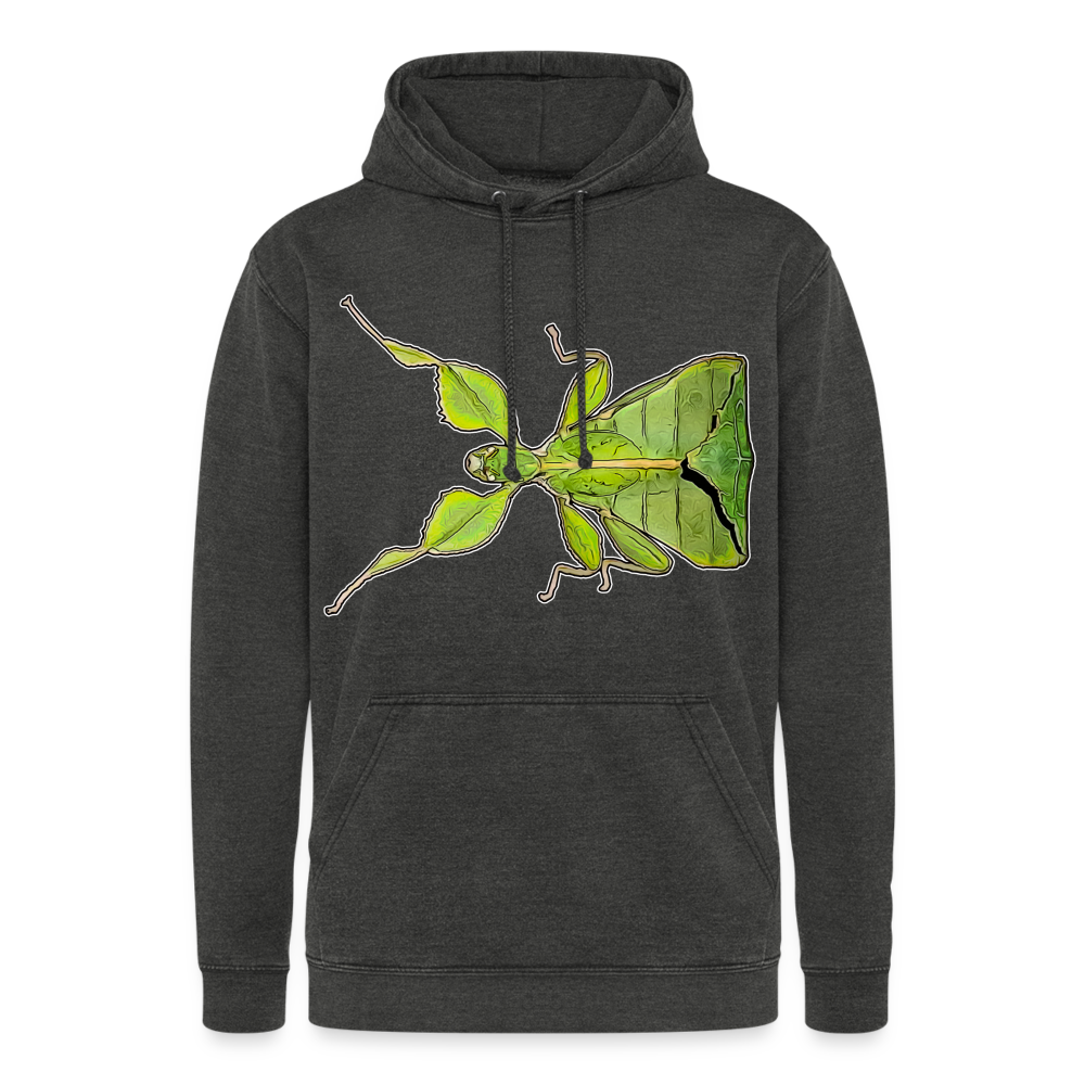 Unisex Vintage Hoodie Phyllium philippinicum female - Vintage Schwarz