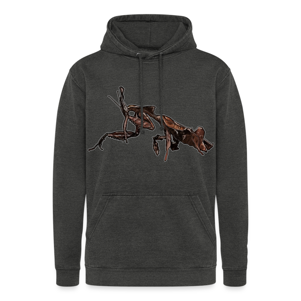 Unisex Vintage Hoodie Phyllocrania paradoxa female 2 - Vintage Schwarz