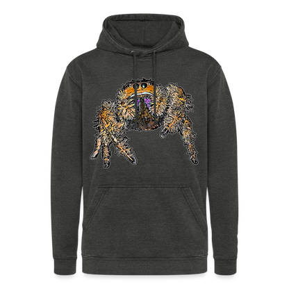 Unisex Vintage Hoodie Phidippus regius Everglades female - Vintage Schwarz