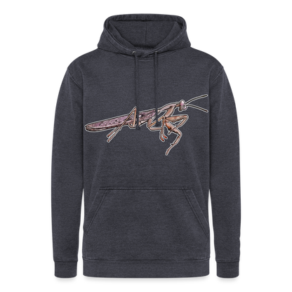 Unisex Vintage Hoodie Rhombodera kirbyi male - Vintage Navy