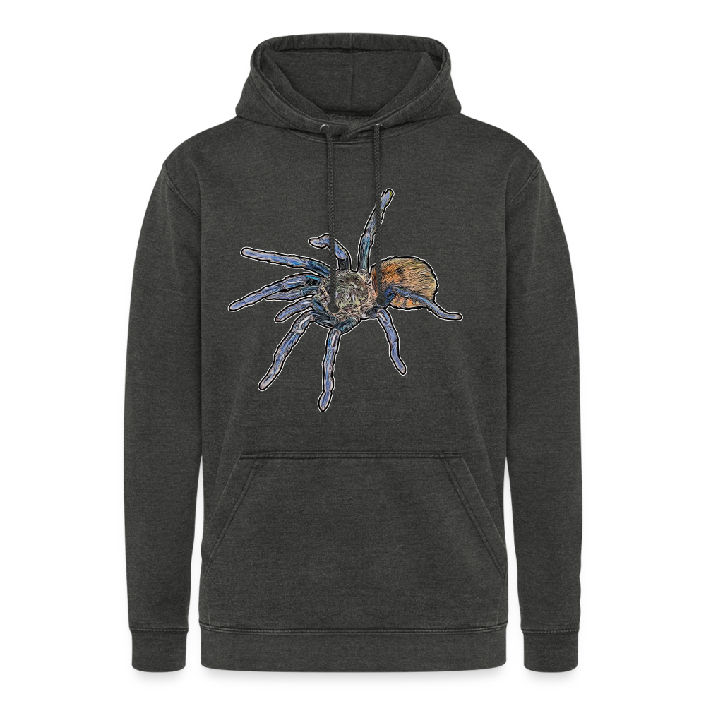 Unisex Vintage Hoodie Chromatopelma cyaneopubescens - Vintage Schwarz
